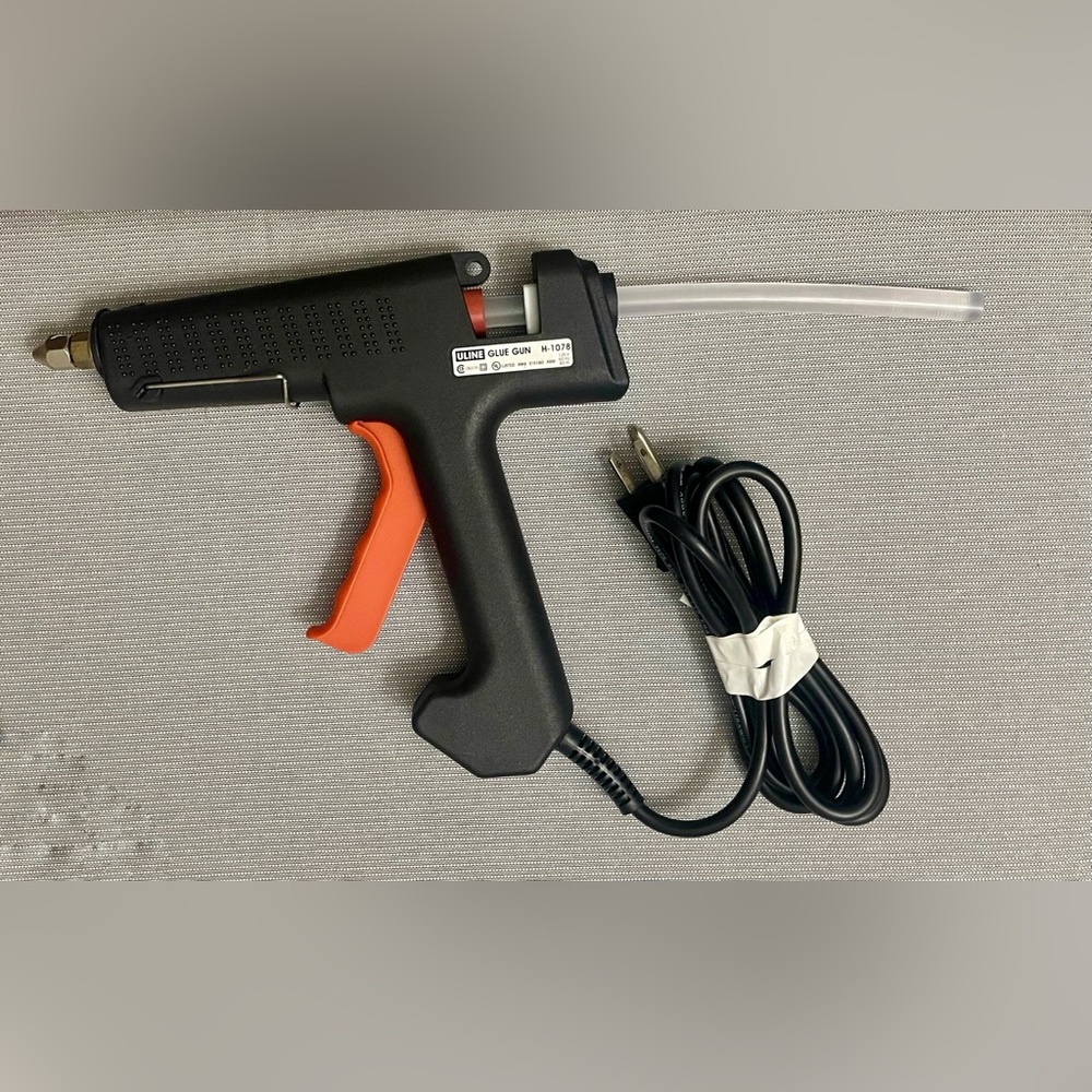 Uline H-1078 Heavy-Duty Glue Gun + 20 Full-Size Glue Sticks – Like New